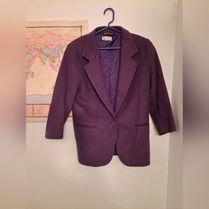 LL Bean Purple Sports Coat Blazer